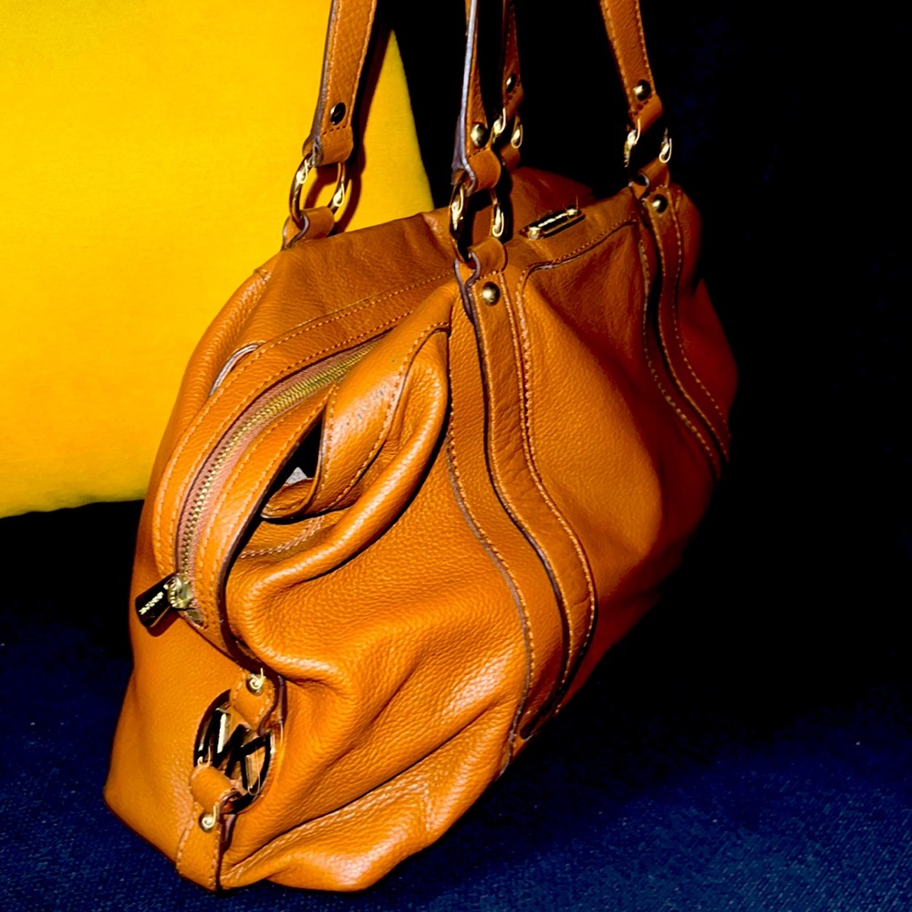 Gently used camel-colored Michael Kors Shoulder Bag